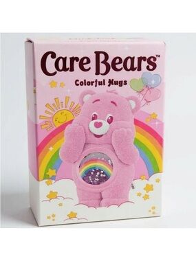 Care Bears Pink Plush 'Colorful Hugs' Rainbow Belly Toy